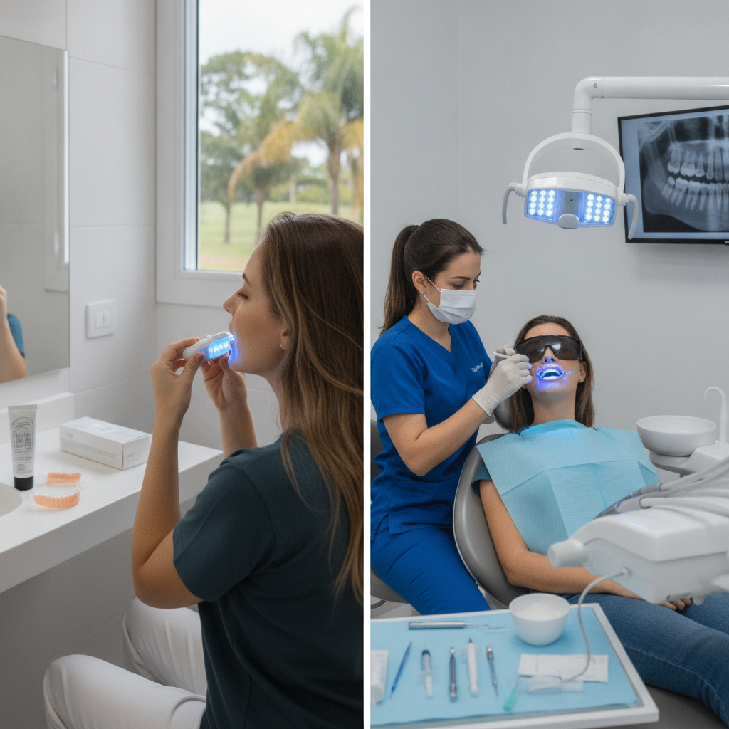 Clareamento Dental Caseiro ou no Consultório? Saiba a Diferença em Itu