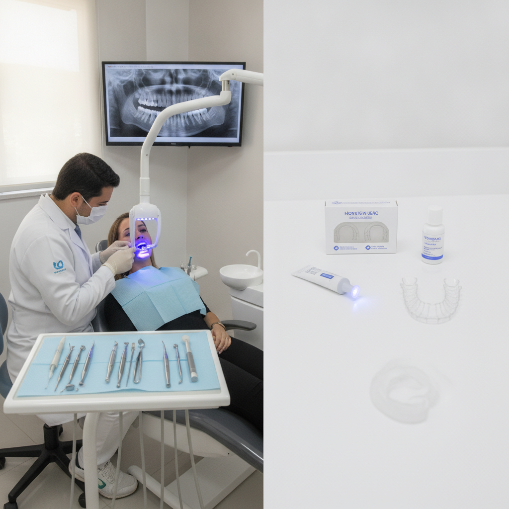 Clareamento Dental Caseiro ou no Consultório? Saiba a Diferença em Itu